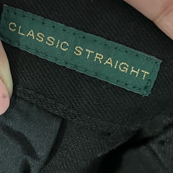 Lauren Ralph Lauren classic Straight leg Jeans color black size 18W - Picture 10 of 10